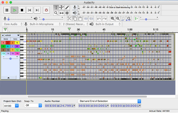 Audacity Screenshot